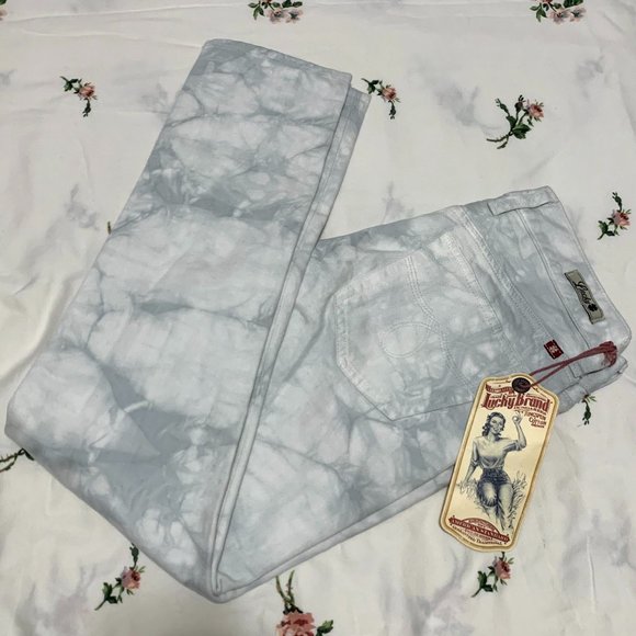 Lucky Brand Light Blue Grey Jeans - Picture 4 of 10